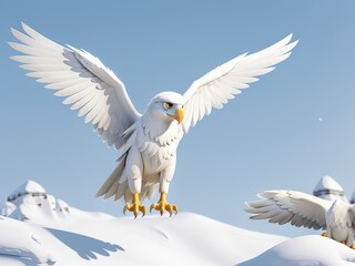 american bald eagle in flight