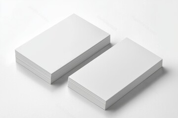 Fototapeta premium Business Card Mockup on Isolated Background created with Generative AI