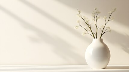 Smooth, abstract minimalism with simple geometric forms and subtle, soft hues, creating a modern, uncluttered aesthetic with a focus on simplicity