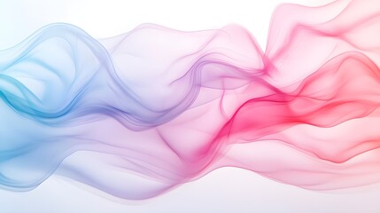 Smooth flowing abstract watercolor, using soft pastel colors that merge into each other seamlessly, creating a delicate and ethereal visual effect