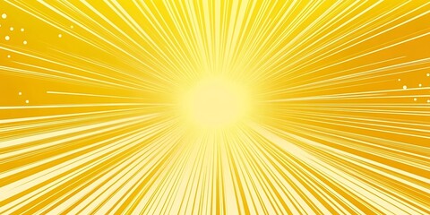 Obraz premium yellow sun burst abstract retro background