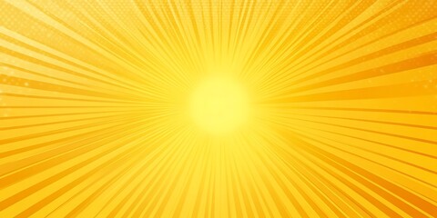 yellow sun burst abstract retro background