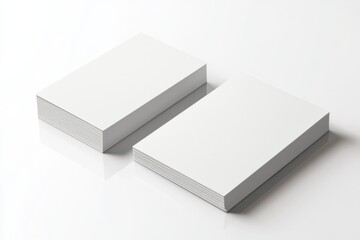 Fototapeta premium Business Card Mockup on Isolated Background created with Generative AI