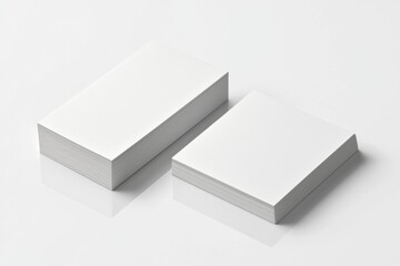 Fototapeta premium Business Card Mockup on Isolated Background created with Generative AI