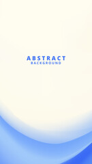 Stylish and contemporary abstract background with a flowing blue wave. Suitable for websites, presentations, and print designs.