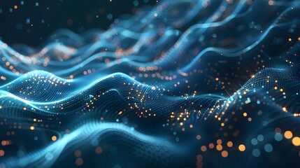 abstract blue background with stars