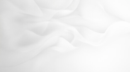 Fototapeta premium Abstract white fabric texture background. Cloth soft wave white satin fabric 