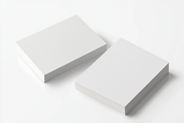 Business Card Mockup on Isolated Background created with Generative AI