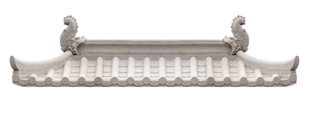 Gray chinese style roof