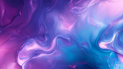 Fototapeta premium A vibrant, swirling cosmic scene with clouds and stars in a colorful space