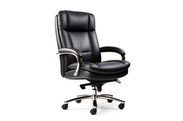 Fototapeta premium leather office chair with seat and back