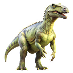 Obraz premium Picture of an Iguanodon, isolated on transparent background, PNG