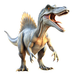 Picture of a Spinosaurus, isolated on transparent background, PNG