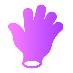 glove Gradient icon
