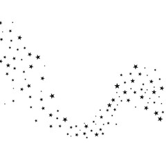 Bunch of moving stars. black shining stars on white background. christmas. wedding. birthday. happy woman's day. mothers day. valentine's day