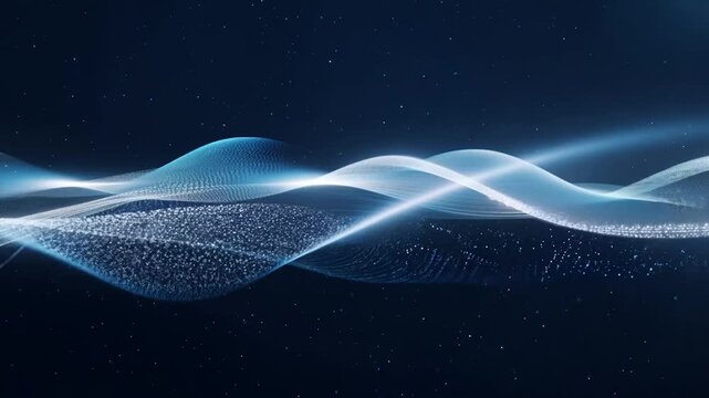 Every vibration of the neon light blue wave brings a spark of new ideas, illuminating the journey of technology towards the pinnacle of wonder.