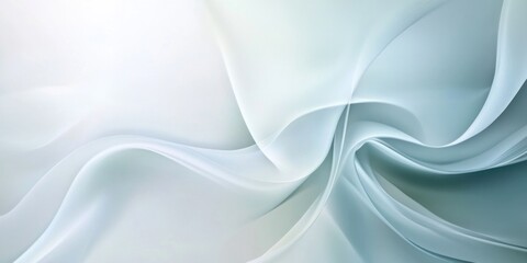 Obraz premium Soft waving smoke lined abstract background in white and grey colors