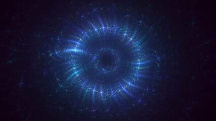 3D manual rendering abstract round hole light background. Its not AI Generatd illustration.