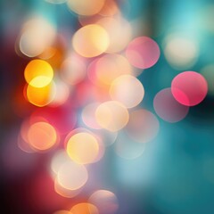 Obraz premium Blurred Christmas lights background with festive holiday bokeh and ornaments 