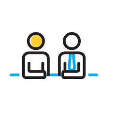 Vector multicolor icon for Client