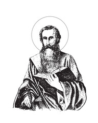Saint Paul the Apostle Illustration Christian religious Vector