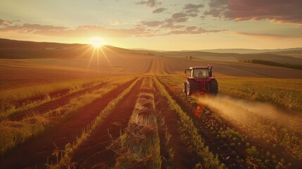 Fototapeta premium Data experts providing insights to farmers, enhancing agricultural efficiency