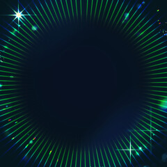 背景素材_光_緑