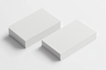 Fototapeta premium Business Card Mockup on Isolated Background created with Generative AI