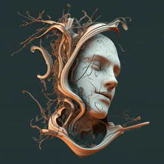 Generative AI, A Visual Interpretation of Self-Exploration