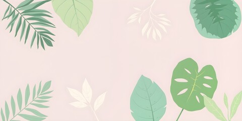 Minimalistic Foliage: Elegant Leaf Shapes