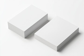 Fototapeta premium Business Card Mockup on Isolated Background created with Generative AI