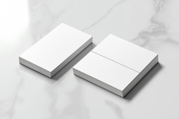 Fototapeta premium Business Card Mockup on Isolated Background created with Generative AI