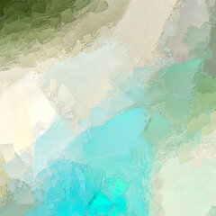 abstract solid block brush stroke effect blended shadow illustration of a mint green and military green to beige  background in gradient style middle