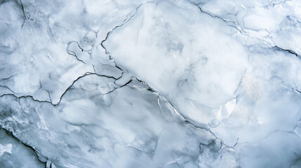 Frozen Elegance: Abstract icy blue marble texture with intricate veins 