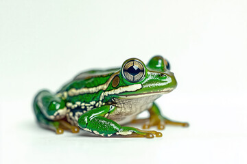 Obraz premium Frog isolated on white background.