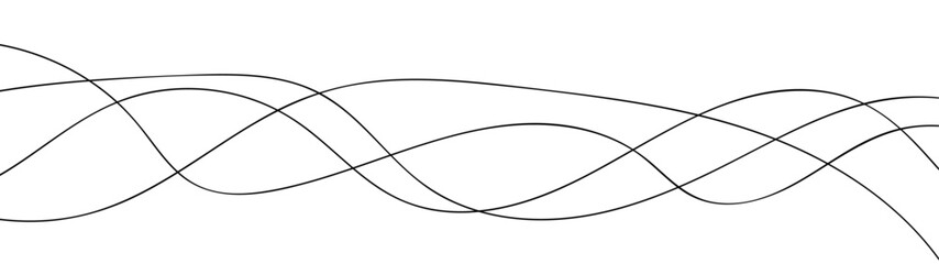 abstract wavy background with black wavy lines. black wave background. suit for banner, cover, poster, flyer, AI technology, digital, communication, 5G, science, music. vector illustration