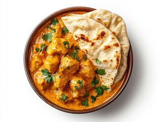 Butter Chicken with Naan Bread