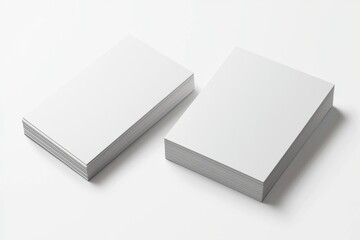 Fototapeta premium Business Card Mockup on Isolated Background created with Generative AI