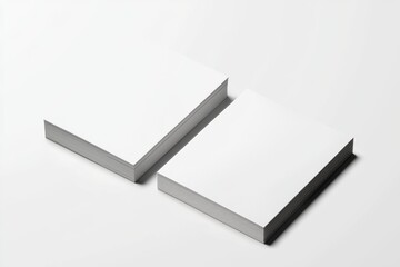 Business Card Mockup on Isolated Background created with Generative AI