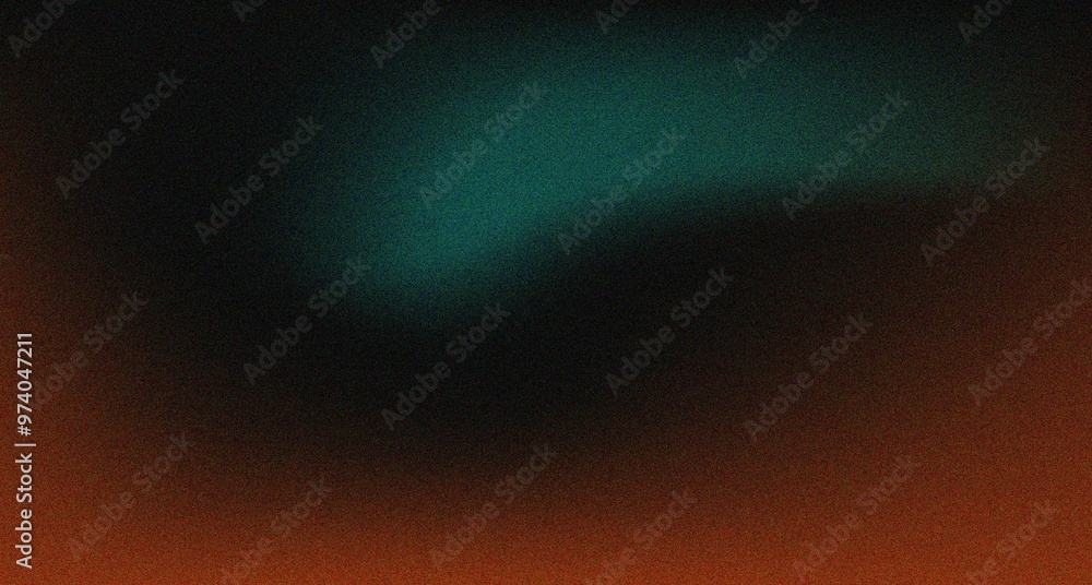 Canvas Prints copper green texture grainy background black abstract glowing color shape dark retro banner poster h