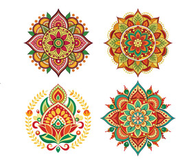 Exquisite Mandala Art Collection with Intricate Floral and Geometric Pattern