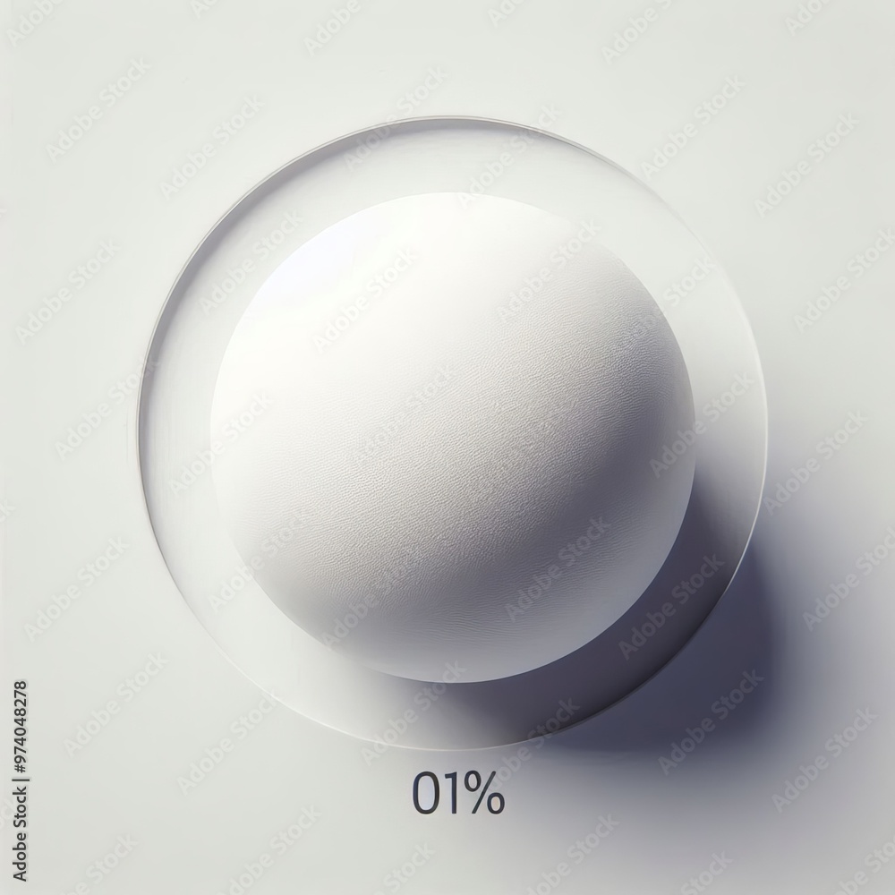 Poster spheres in a 3d render create an intriguing visual of contrasting shapes
