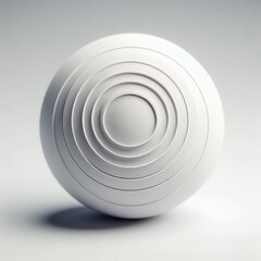 Fototapeta premium spheres in a 3D render create an intriguing visual of contrasting shapes