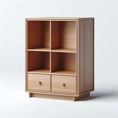 An empty shelves filled with no items