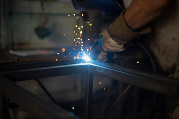Metal welding. High temperature steel.