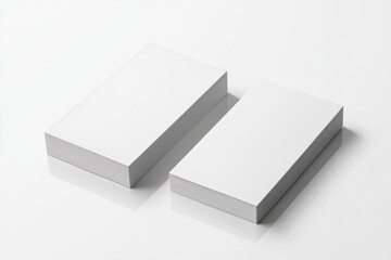Fototapeta premium Business Card Mockup on Isolated Background created with Generative AI