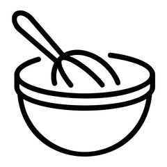 baking Line Icon