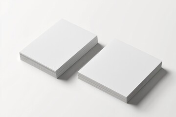 Fototapeta premium Business Card Mockup on Isolated Background created with Generative AI