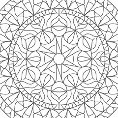 Abstract pattern. The background of simple lines creates a pattern. A template for packaging, wallpapers, screensavers and coloring pages. The idea of creative design