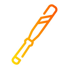 knife Line Gradient Icon